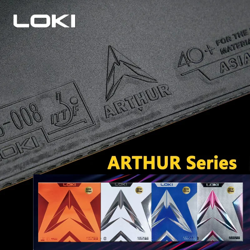 Table Tennis Loki - Echter Original-Tischtennisgummi LOKI ARTHUR – offensiver