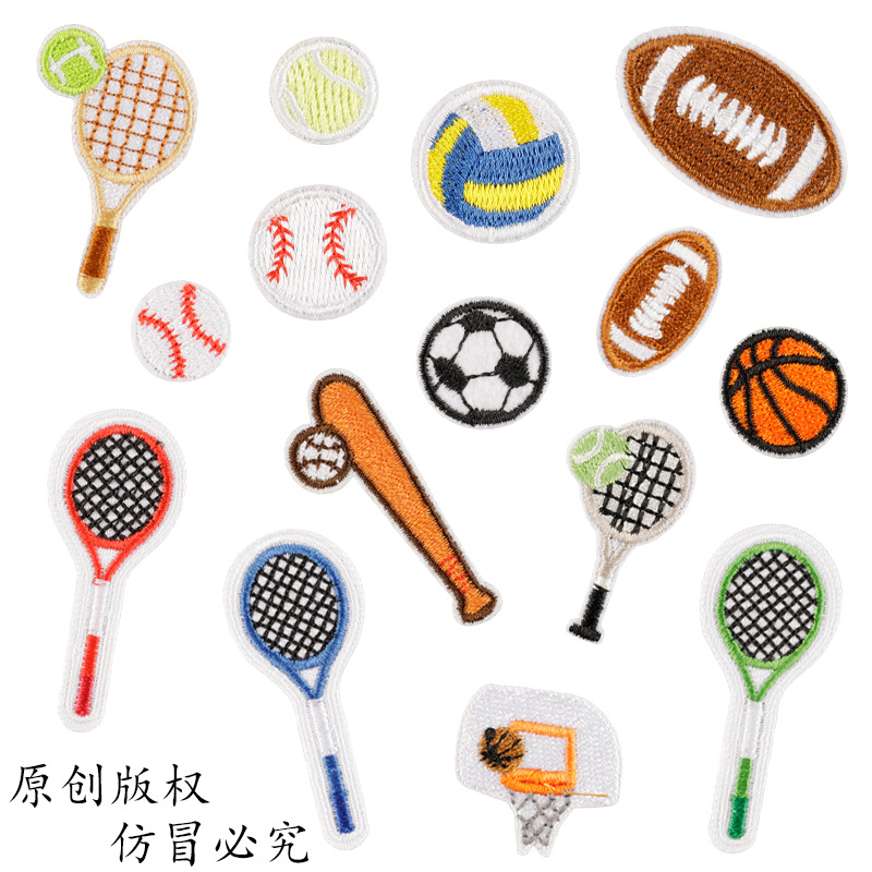 Table Tennis Olympics - 100 teile/los Kreative Stickerei Patch Sport