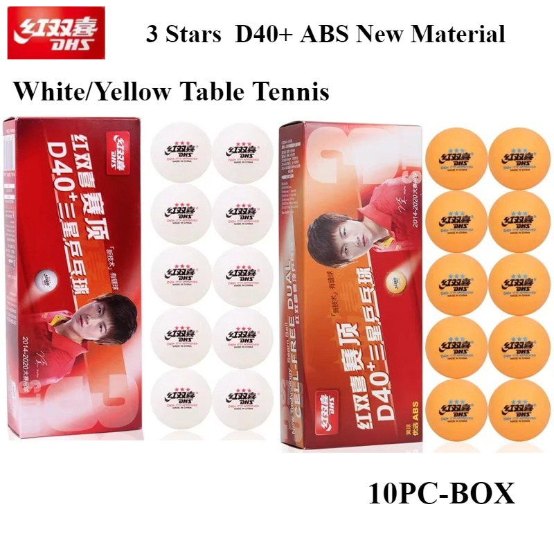 Table Tennis Olympics - 10 STÜCK/KARTON 3 Sterne DHS Ping-Pong-Bälle