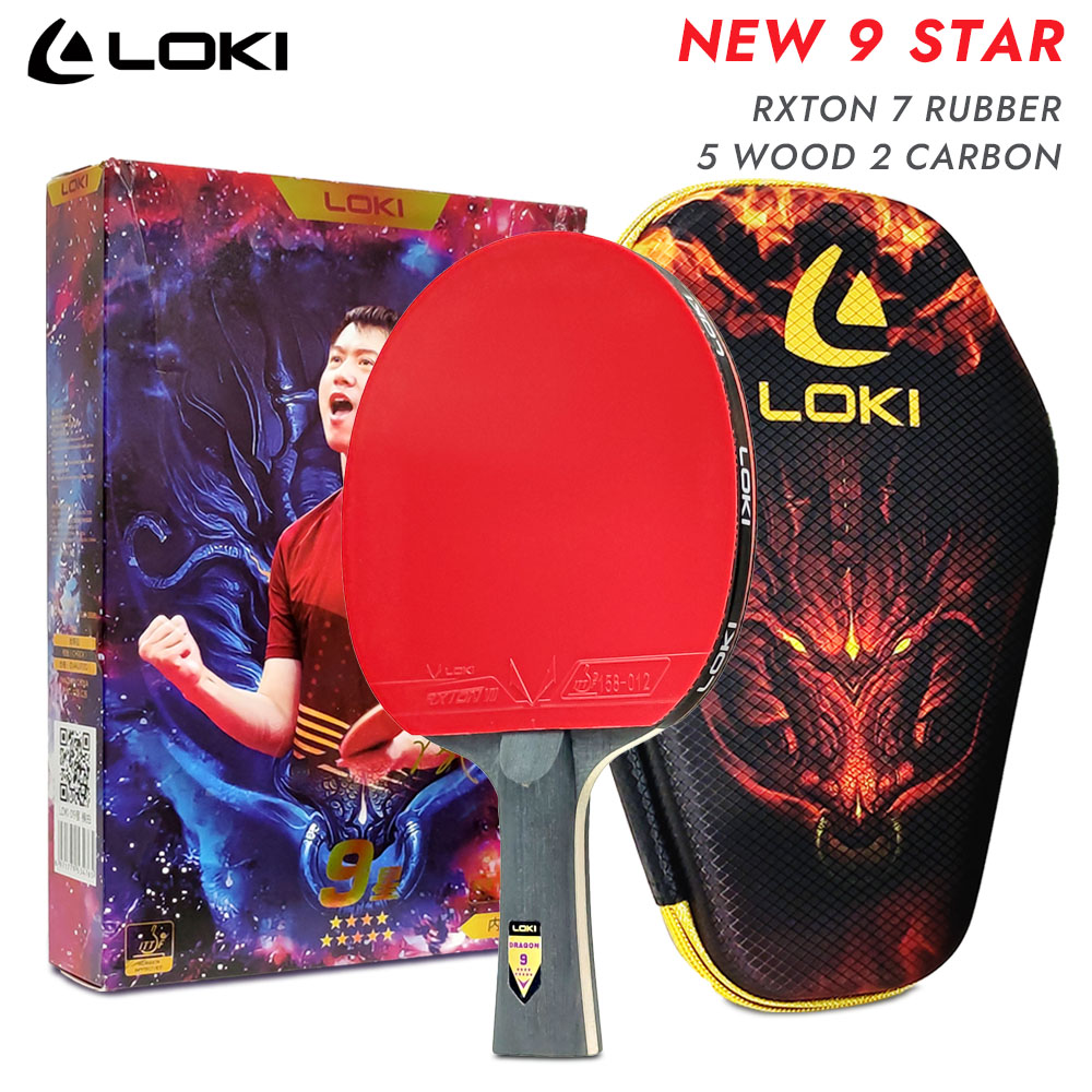 Table Tennis Zhang Jike - LOKI 9-Sterne-Tischtennisschläger, brandneuer professioneller Ping-Pong-Paddelschläger, RXTON