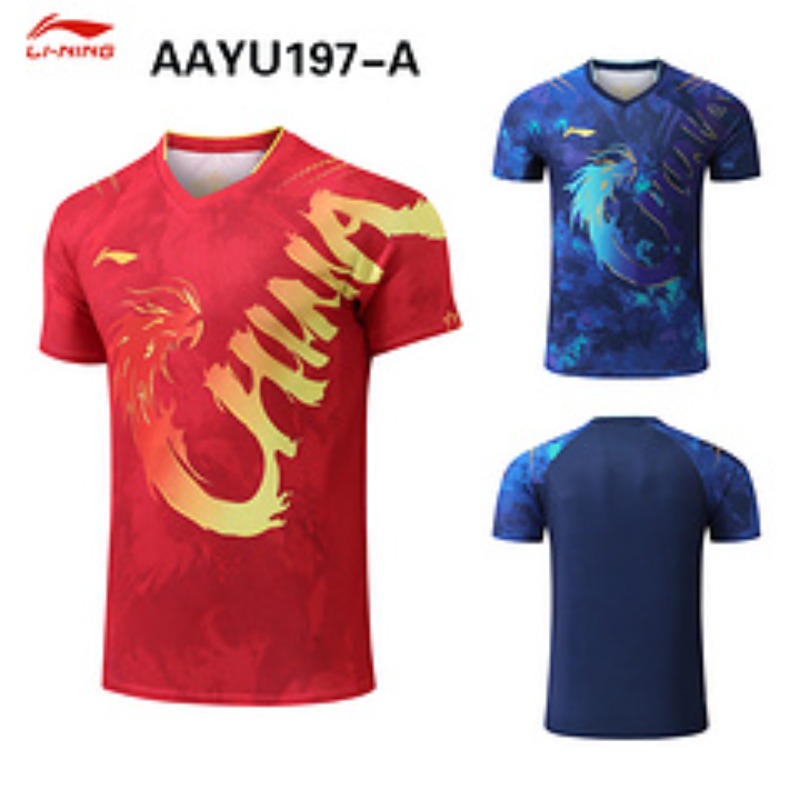 Table Tennis Zhang Jike - Paris neuer Tischtennis-Drachenanzug für Herren und