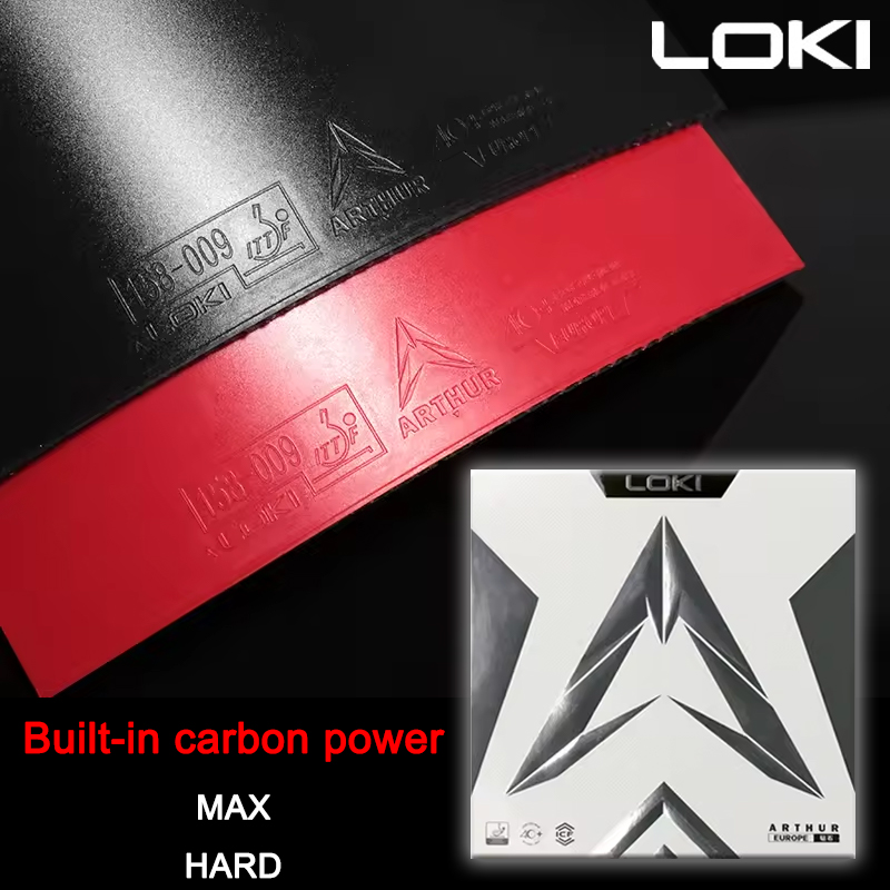 Table Tennis Loki - LOKI ARTHUR EUROPE DIAMOND Tischtennis-Gummiplatte, nicht