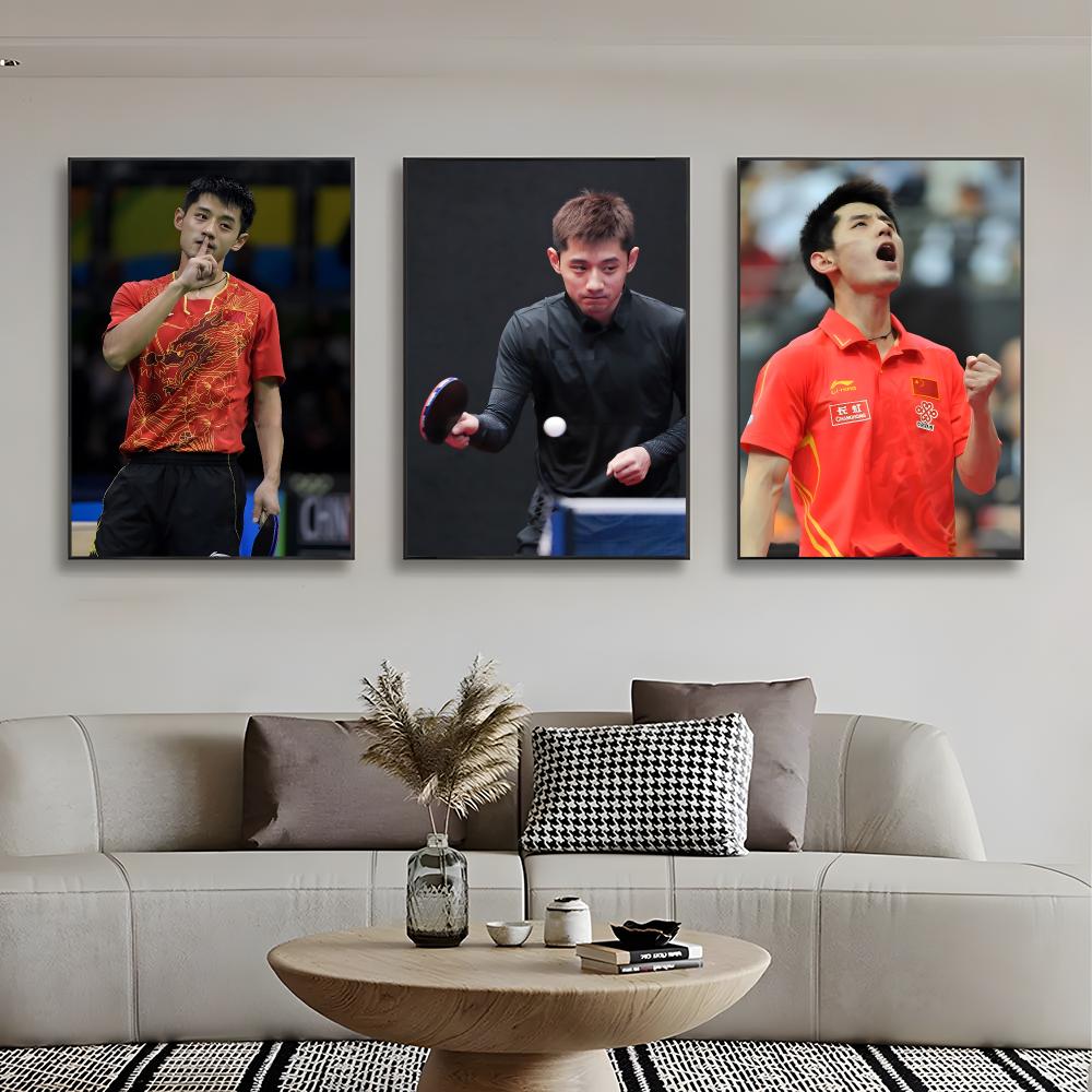 Tischtennis Zhang Jike Poster, – Table Tennis Zhang Jike Bewertung und Preis