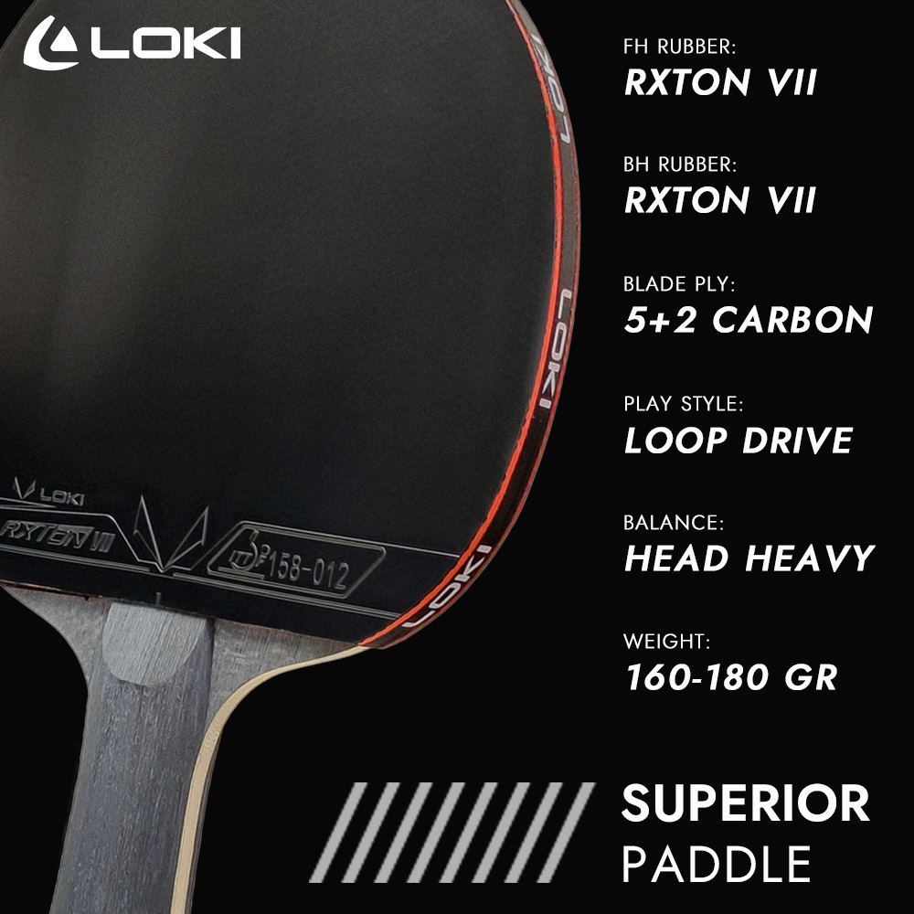 LOKI 9-Sterne-Tischtennisschlä – Table Tennis Zhang Jike Bewertung und Preis