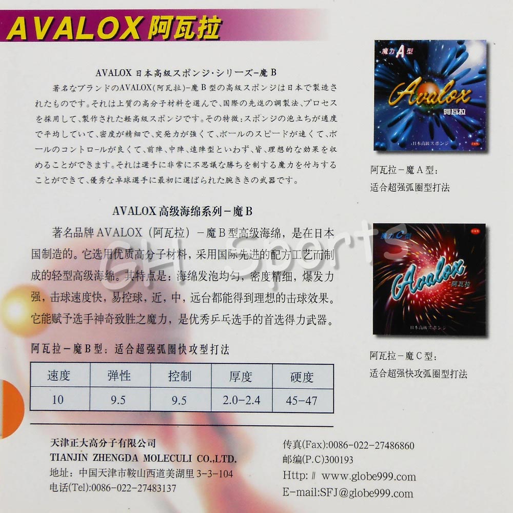 Avalox Magic A Magic B Magic C – Table Tennis In Japanese Bewertung und Preis