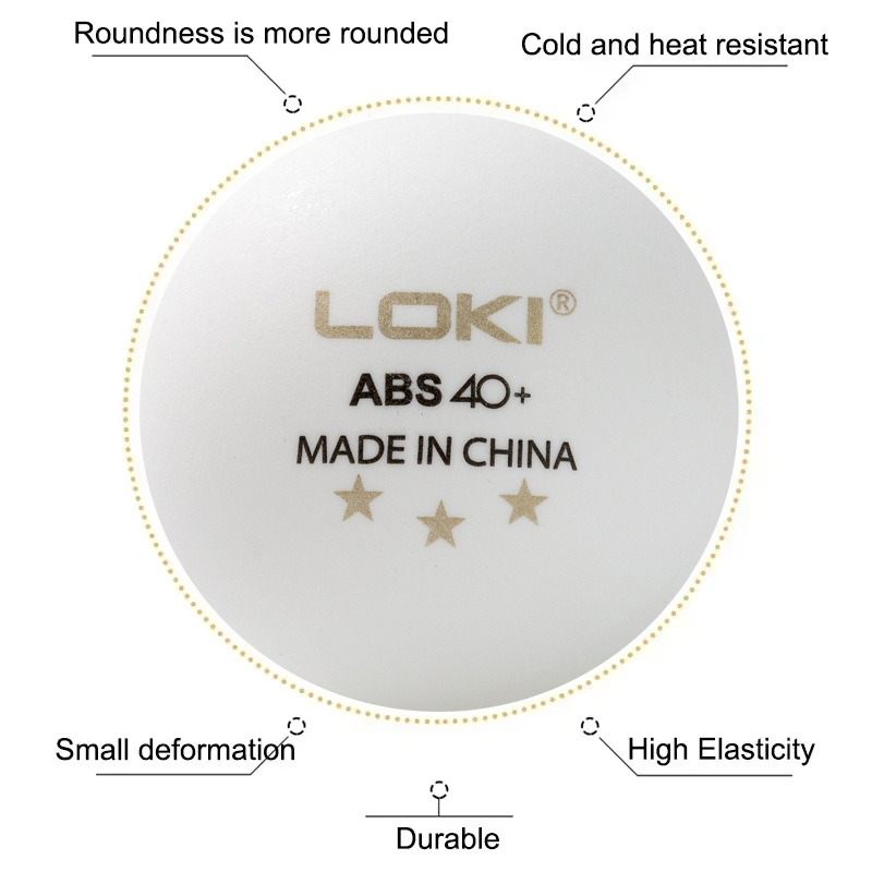 LOKI 3-Sterne Tischtennisbälle – Table Tennis Loki Bewertung und Preis